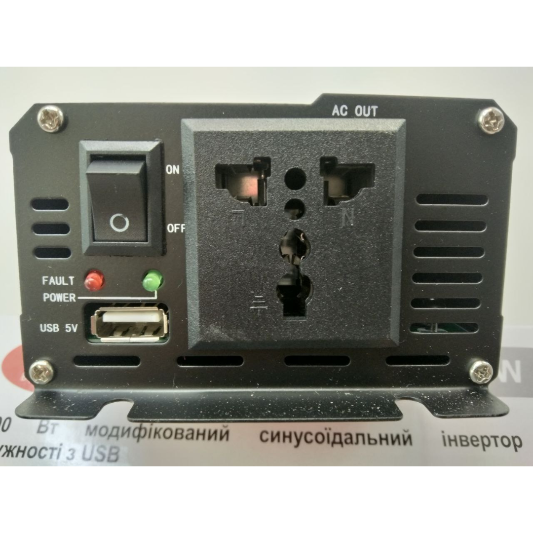 Преобразователь напряжения Wimpex WX-1000F синусоида 12V-220V USB 1000W - фото 7