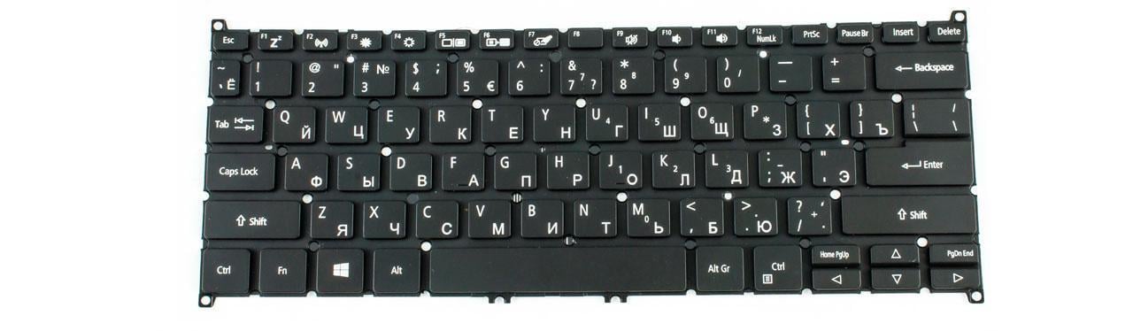 Клавиатура для ноутбука Acer Spin SP513-53N/SP513-53NP матовая (NK.I1313.03Z) - фото 1