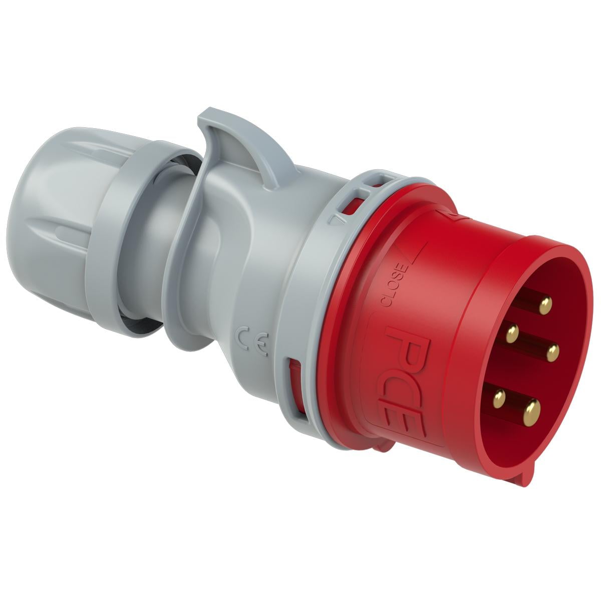 Силова вилка кабельна PCE 3P+N+E IP44 16A 400V (015-6tt)