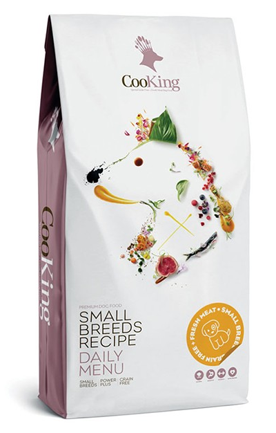 Корм сухой CooKing Small Breeds Recipe для взрослых собак мелких пород со свежим мясом 2 кг