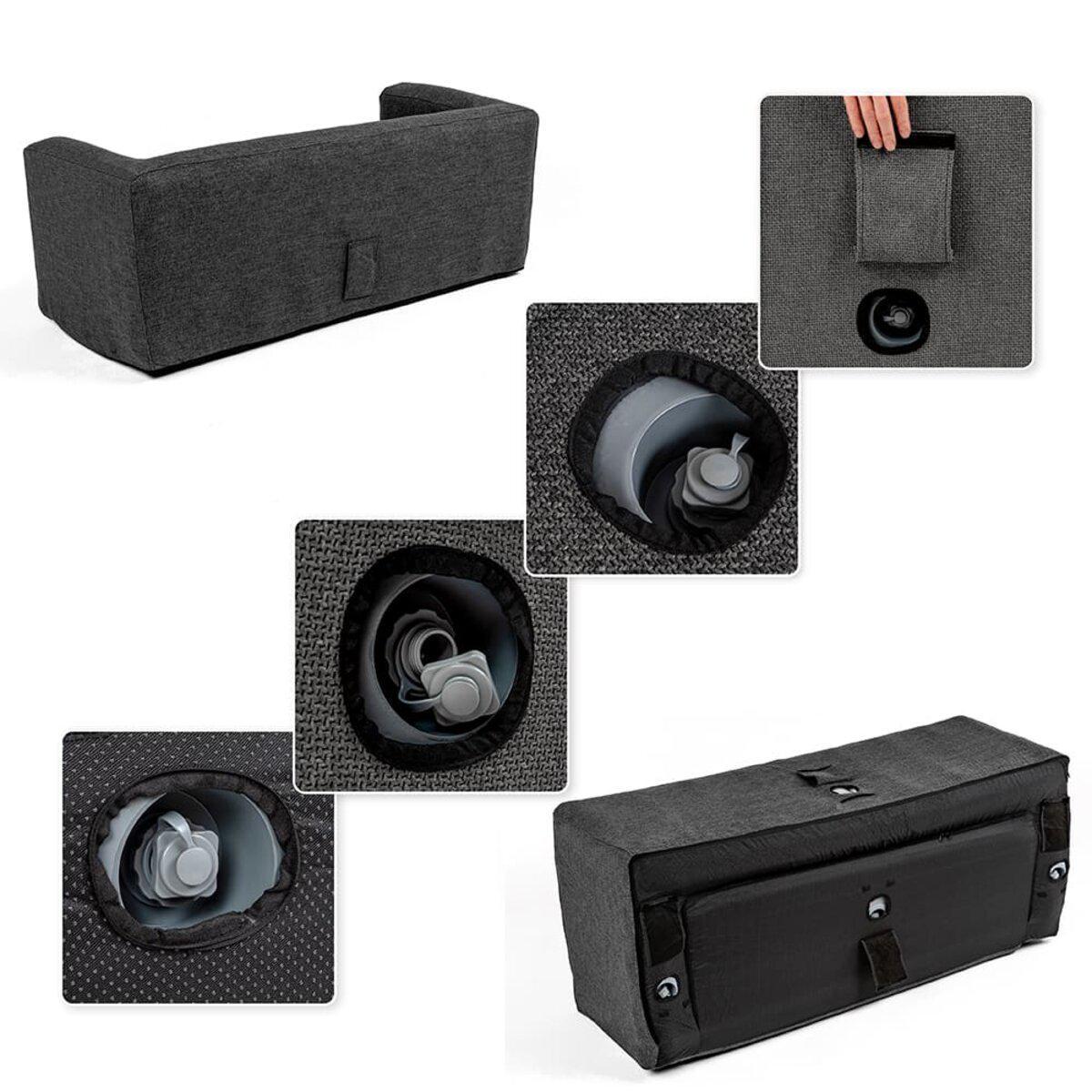 Надувний диван Сірий (SW-00002293) - фото 4 Надувний диван Сірий (SW-00002293) - фото 4