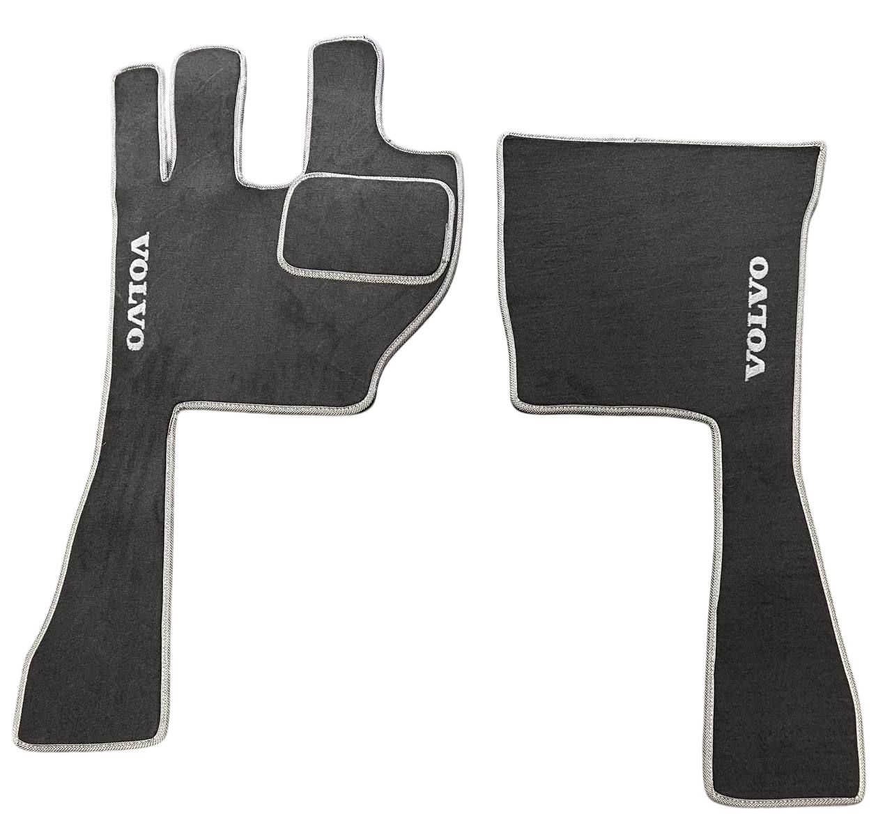 Килимки в салон ворсові для Volvo FH 12-16 2015+ 2 шт. Чорний (27326758)