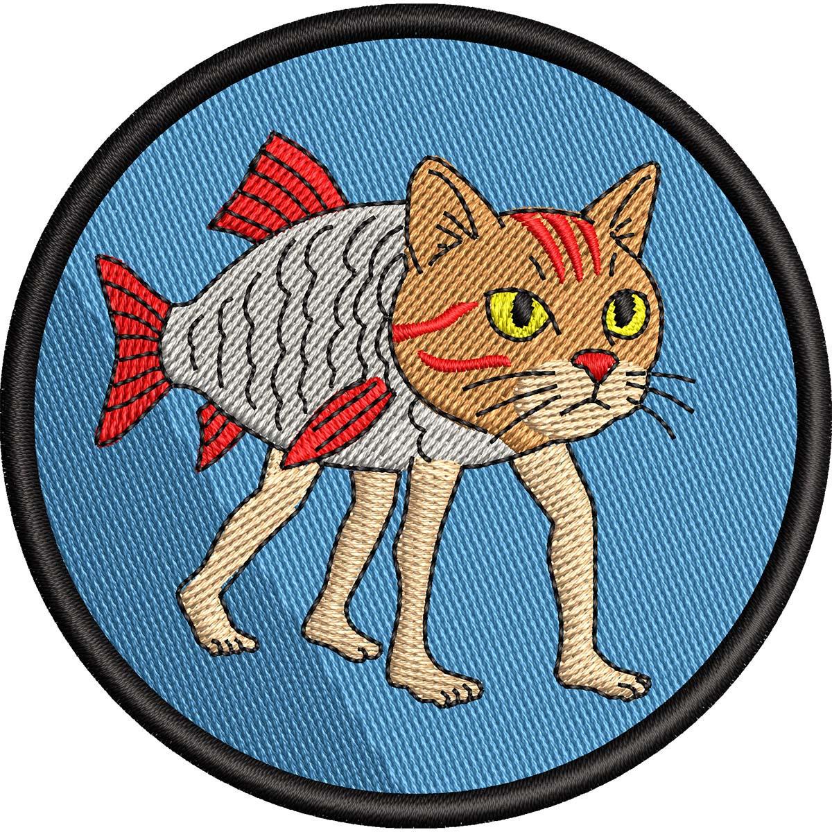 Нашивка патч мем Трулимеро Труличино AI Brainrot Animals meme на клеевой основе 8x8 см (50180398)