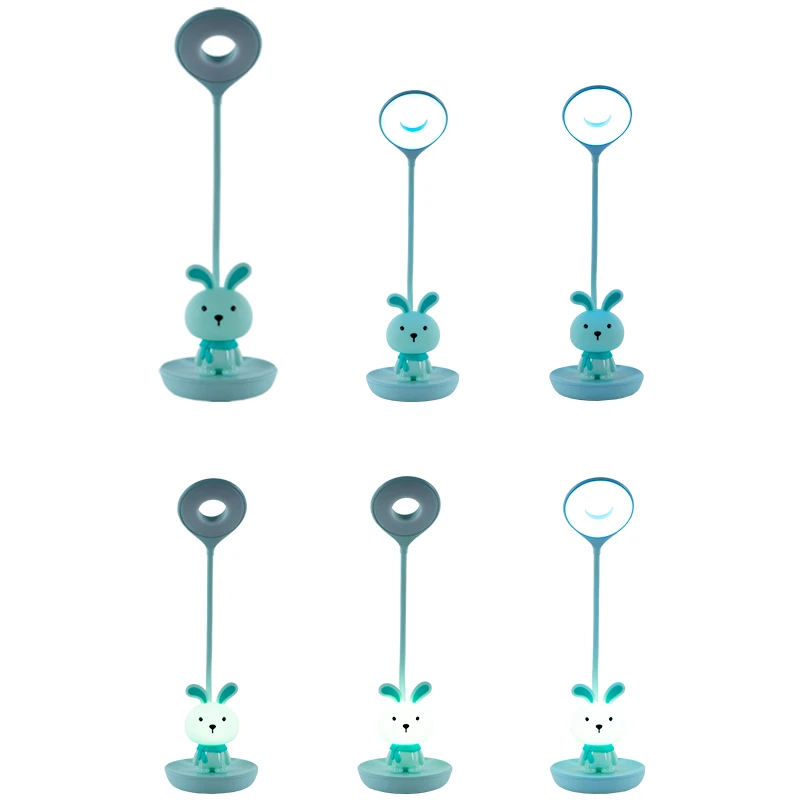 Лампа настольная KITE Bunny LED с аккумулятором Зеленый (K24-492-1-4) - фото 4 Лампа настольная KITE Bunny LED с аккумулятором Зеленый (K24-492-1-4) - фото 4