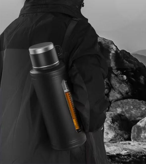 Термос с двойными стенками BPA free прозрачное окно 1500 мл Черный (2831224797) - фото 6 Термос с двойными стенками BPA free прозрачное окно 1500 мл Черный (2831224797) - фото 6