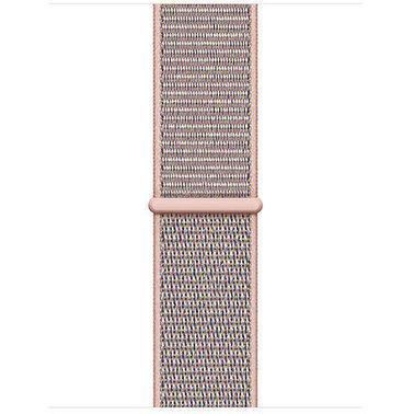 Ремінець CDK для Apple Watch 46 мм Series 10 Nylon Sport Loop Pink sand (09038) - фото 2