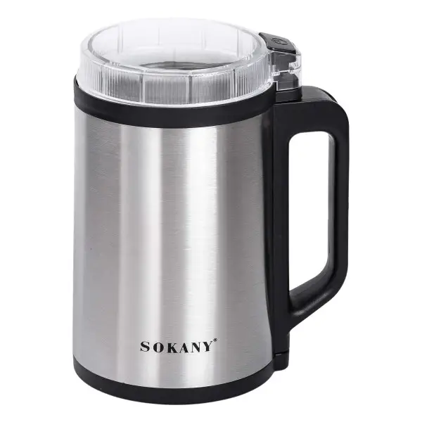 Кофемолка электрическая SOKANY SK-04021 300 Вт 140 г - фото 2 Кофемолка электрическая SOKANY SK-04021 300 Вт 140 г - фото 2