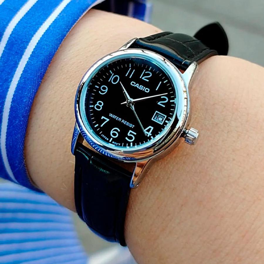 Наручний годинник жіночий Casio LTP-V002L-1B Timeless Collection Lady Timeless Collection Чорний (2928779089) Наручний годинник жіночий Casio LTP-V002L-1B Timeless Collection Lady Timeless Collection Чорний (2928779089)