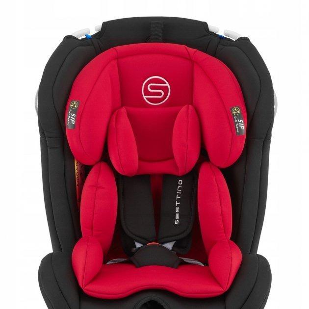 Автокресло детское Sesttino Massiv ISOFIX 0-36 кг 70x32x40 см Красный (SMR) - фото 3