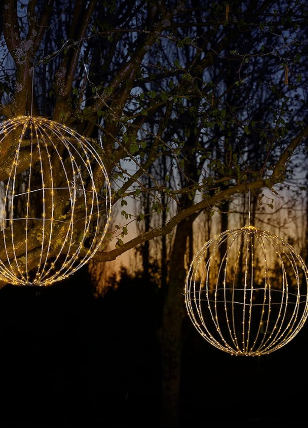 Шар подвесной Livarno Home StarSphere 140 LED с таймером 30 см Теплый белый (7909) - фото 6 Шар подвесной Livarno Home StarSphere 140 LED с таймером 30 см Теплый белый (7909) - фото 6