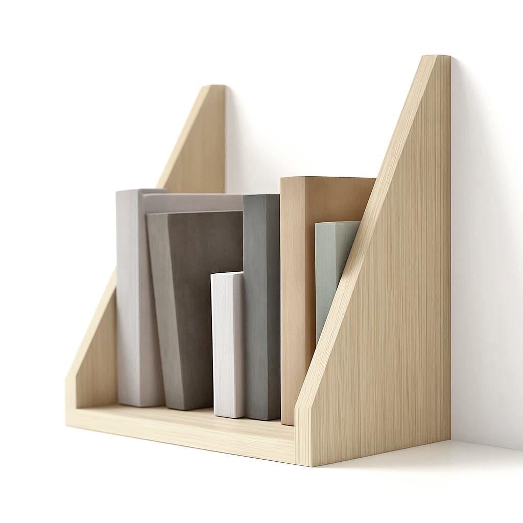 Полка книжная настольная из дерева Ринтос Бланже (КПА-010701)