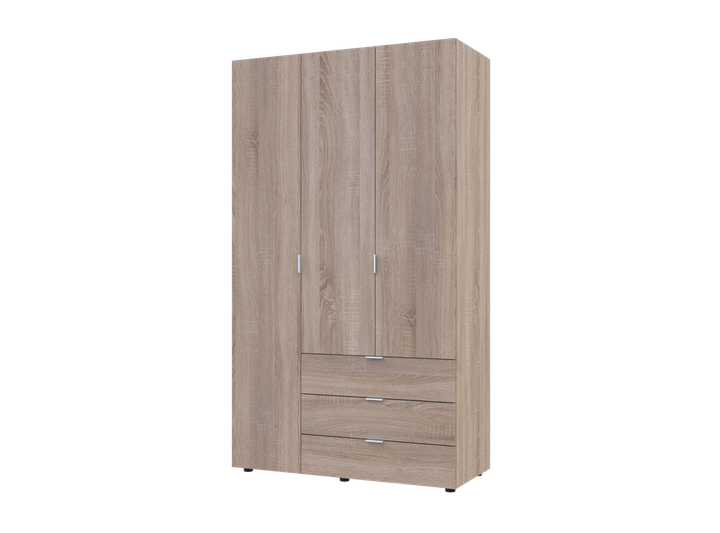 Шкаф распашный Doros Гелар 116,2х49,5х203,4 см Дуб сонома (80397559)