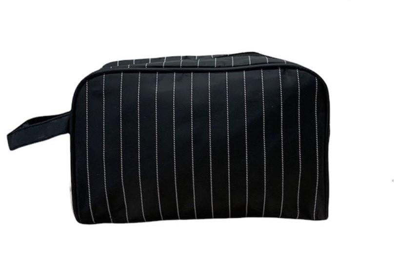 Косметичка чоловіча-несессер АРТ 8067 зі смужкою 24,5x16x6 см Чорний (1625088120)