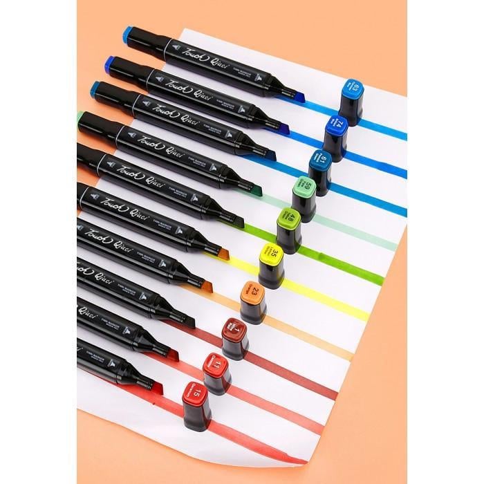 Набор маркеров двухсторонних для скетчинга на спиртовой основе 168 шт. (48928) - фото 2 Набор маркеров двухсторонних для скетчинга на спиртовой основе 168 шт. (48928) - фото 2