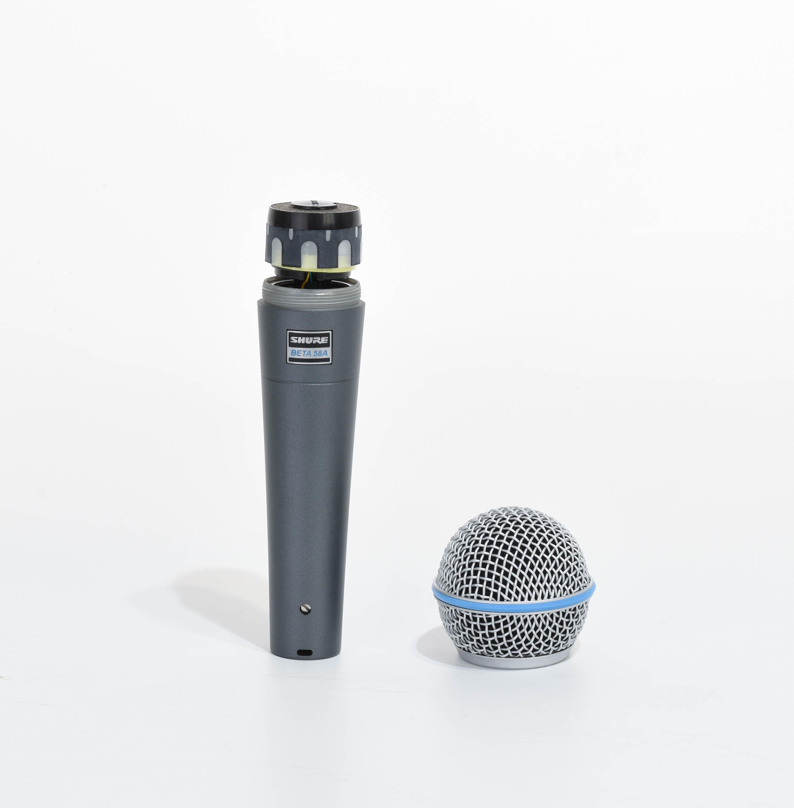 Мікрофон вокальний професійний SHURE BETA 58A шнуровий (0107) - фото 9 Мікрофон вокальний професійний SHURE BETA 58A шнуровий (0107) - фото 9