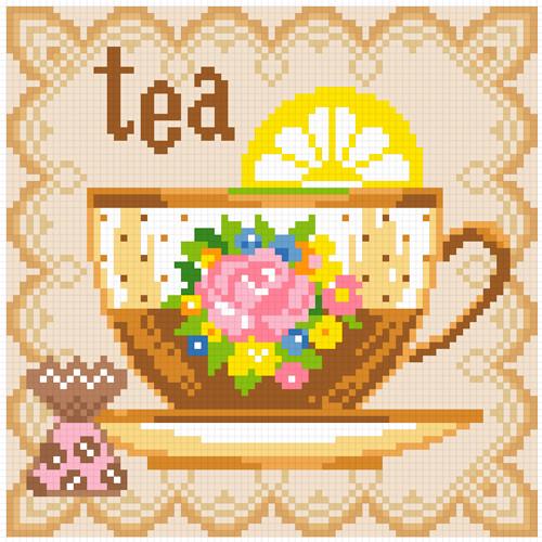 Алмазная мозаика Чай 20х20 см (АМШ-126)