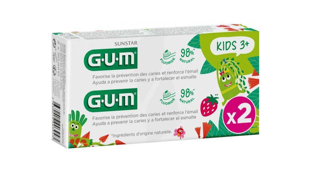 Зубна паста-гель GUM Kids 2 шт./50 мл (25422661)