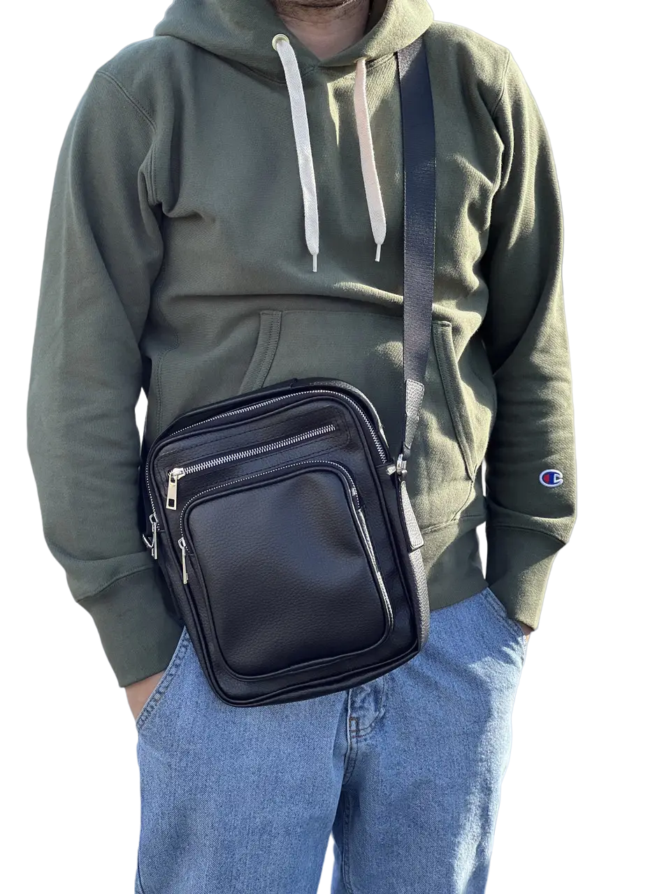 Сумка-месенджер чоловічий Tobeyou з екошкіри (403719270)