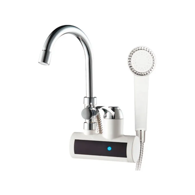 Кран проточный для кухни/душа Zerix ELW22-W с лейкой настенный монтаж (ZX4933)