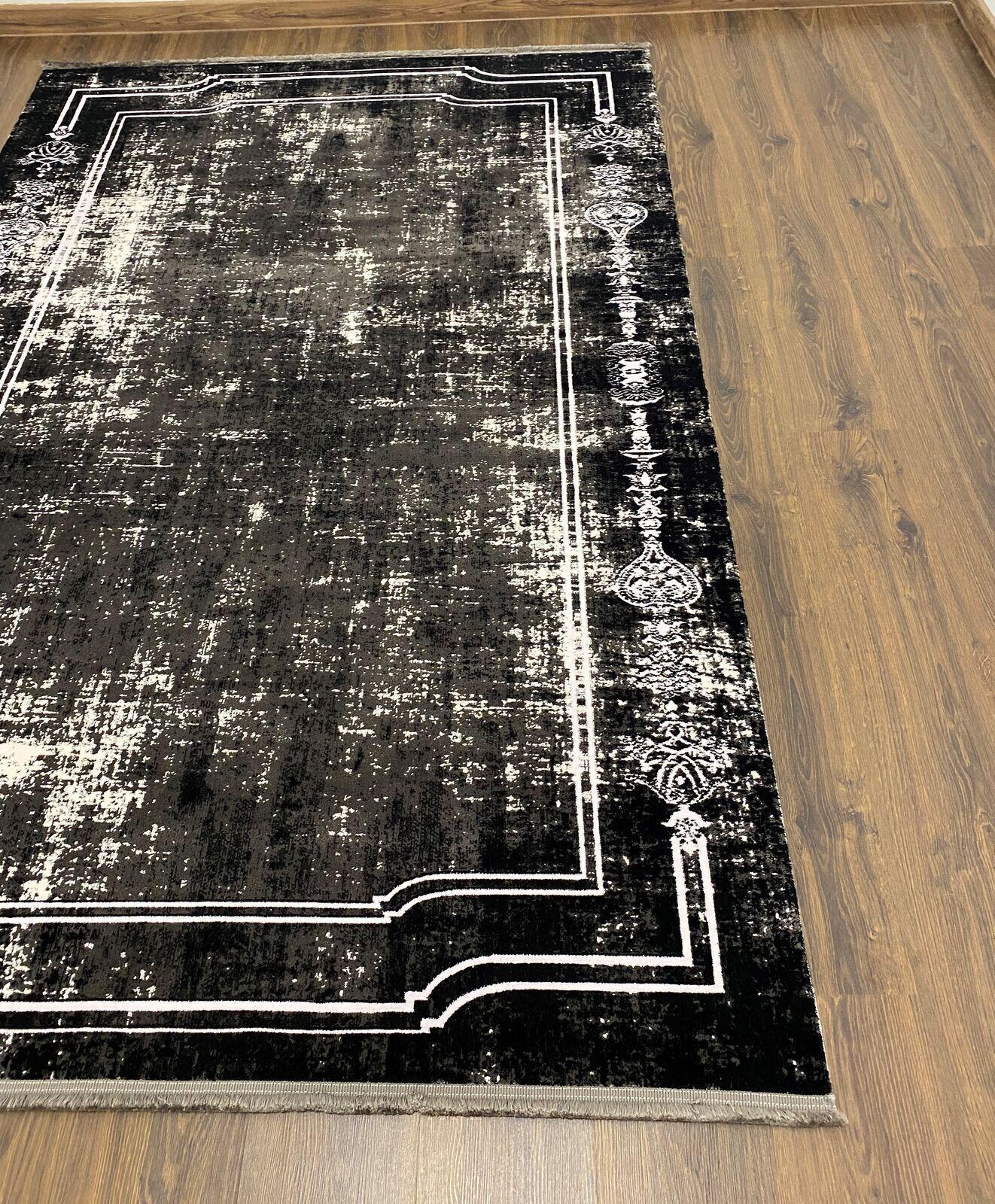 Ковер Monet Mt37B 1,2 х 1,8 м Black/White (5123-11) - фото 5