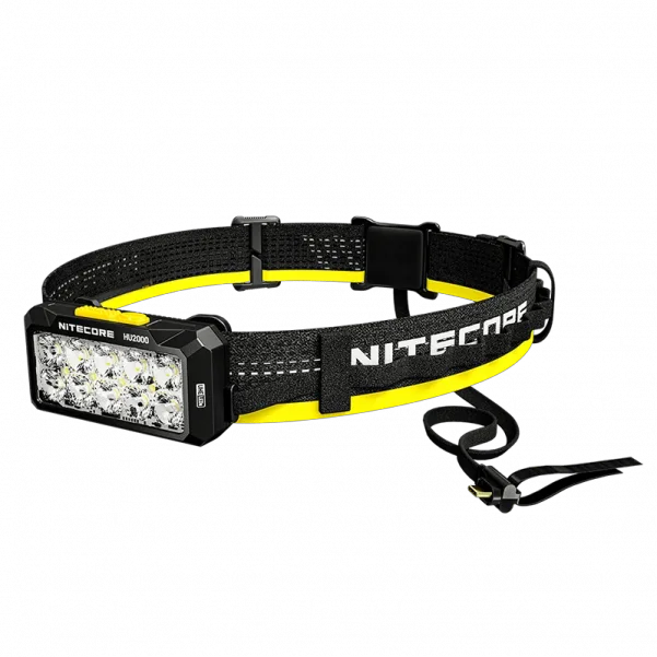 Фонарь налобный Nitecore HU2000 Type-C 2000 Лм 160 м белый и красный свет 10 режимов (23871776) - фото 2