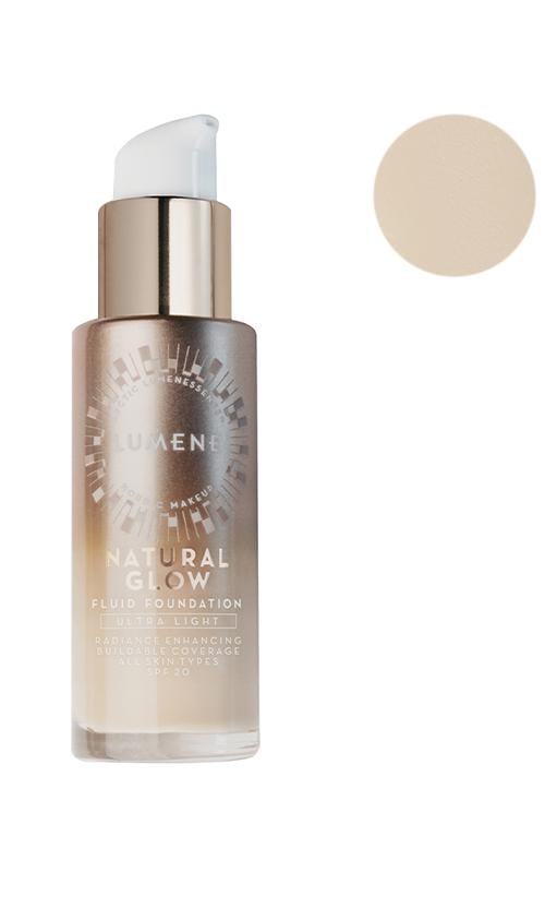 Тонувальний флюїд Lumene Natura Glow Fluid Foundation SPF 20 ultra light (31149)