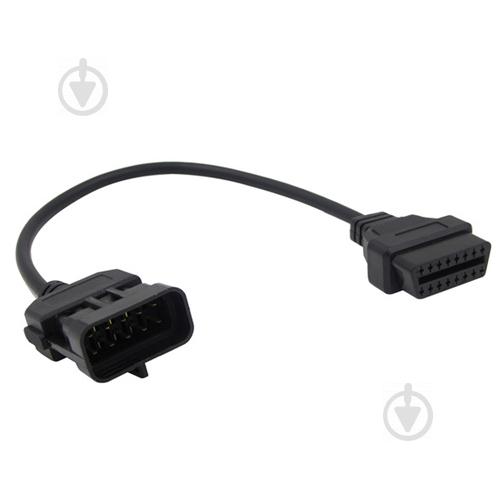 Переходник с OBD2 16pin мама на Opel 10pin папа