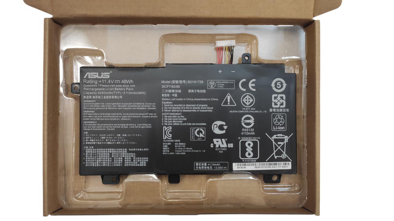 Аккумулятор для Asus ZX80G/FX86/FX95G/FX504G/FX505/FA506/FA706/B31N1726 Type-A 4240 mAh 48 Wh (32543615)