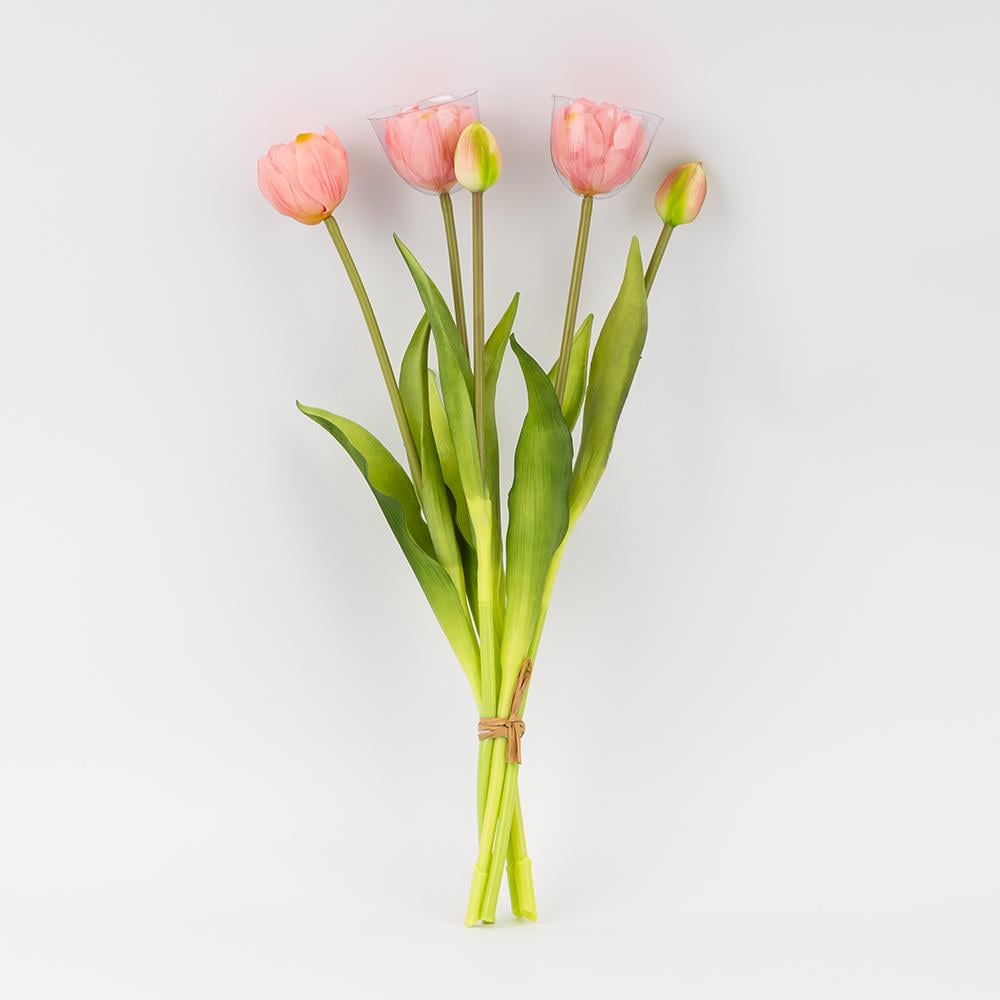 Букет тюльпанов 5 бутонов 39 см Розовый (9259-102) Букет тюльпанов 5 бутонов 39 см Розовый (9259-102)