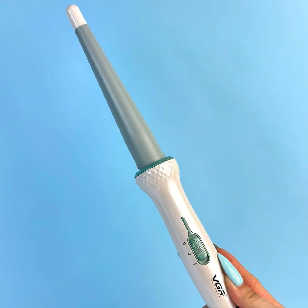 Плойка конусна VGR V-596 керамічне покриття (ML-04442) - фото 3 Плойка конусна VGR V-596 керамічне покриття (ML-04442) - фото 3