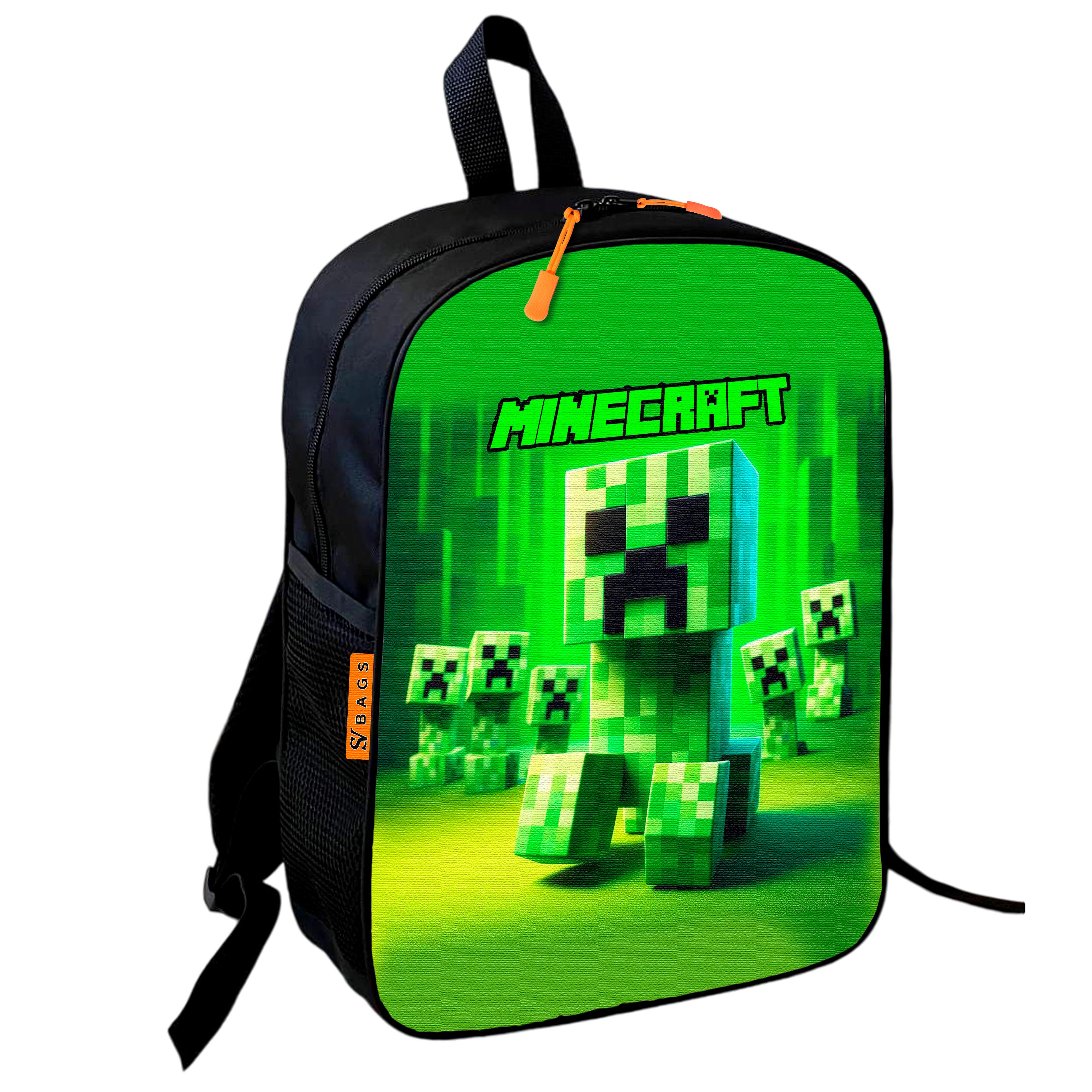 Школьный рюкзак детский Minecraft для мальчика 36х27 см (0487)