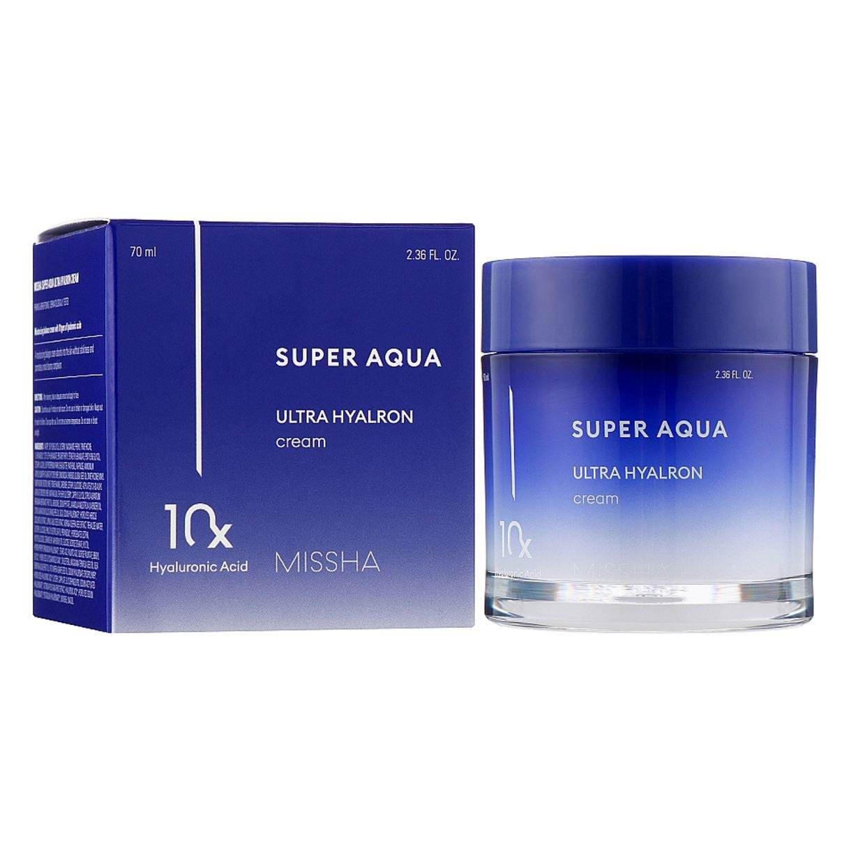 Увлажняющий крем Super Aqua 10x Ultra Hyaluronic Cream Missha 20 мл (8809747928781)