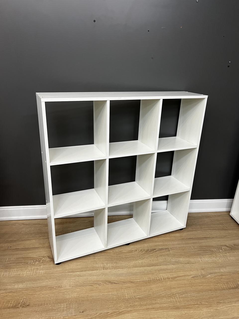 Стелаж В-9 на 9 комірок 1080х1056х252 мм Білий - фото 3 Стелаж В-9 на 9 комірок 1080х1056х252 мм Білий - фото 3