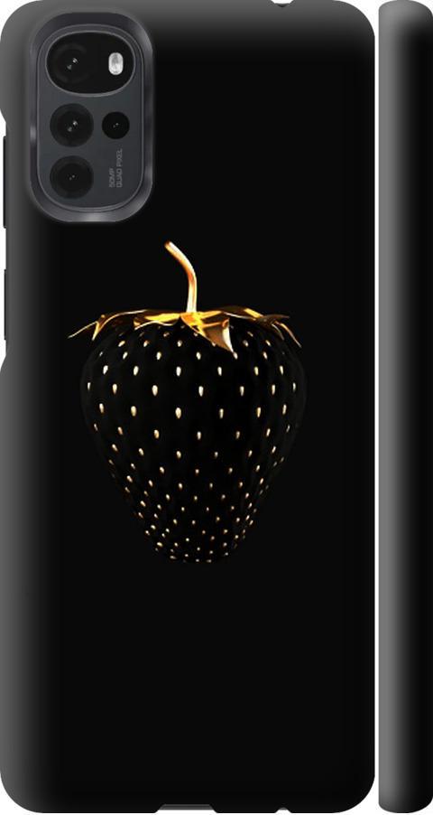 Чехол на Motorola G22 Черная клубника (3585m-2681-42517)