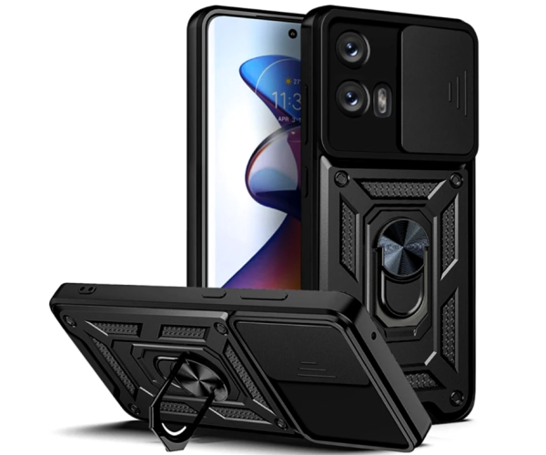 Чехол накладка Ricco Camera Sliding для Motorola Moto G85 / S50 Neo Черный