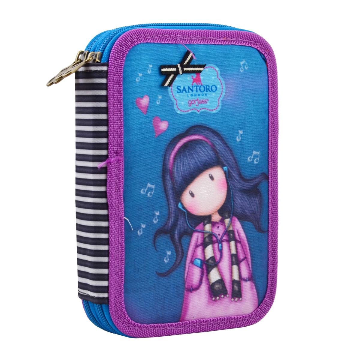 Пенал-книжка твердый двойной HP-01 Santoro Little Song (532681)