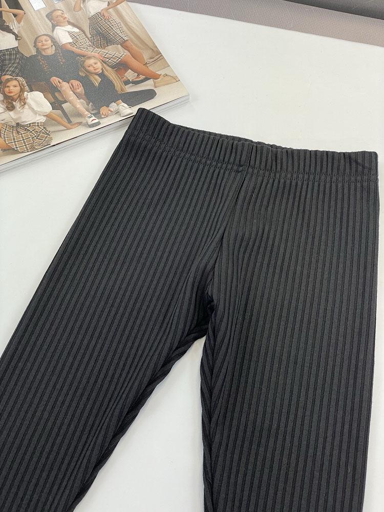 Лосини в рубчик для дівчинки Semejka 0303 104 см Чорний (157821) - фото 4 Лосини в рубчик для дівчинки Semejka 0303 104 см Чорний (157821) - фото 4