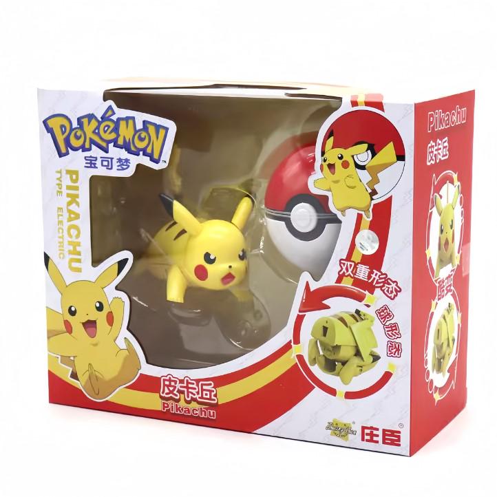 Фигурка-трансформер Pikachu Electric Pokemon GO с шаром