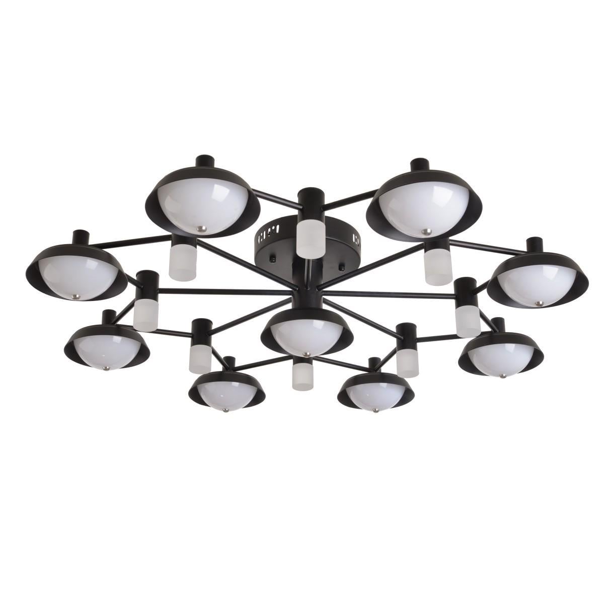 Люстра лофт паук светодиодная Brille BL-892S/9 NW 120 W BK