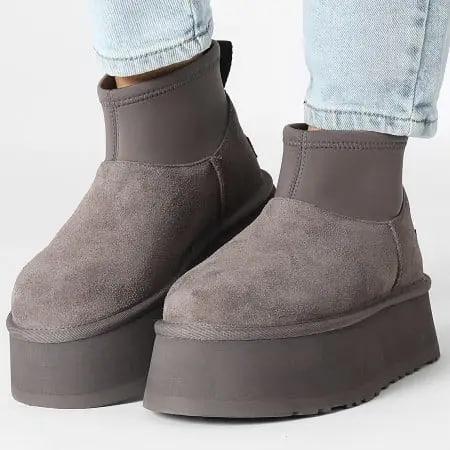 Уги женские UGG Classic Mini Dipper р. 36 Серый (13668432) - фото 6 Уги женские UGG Classic Mini Dipper р. 36 Серый (13668432) - фото 6