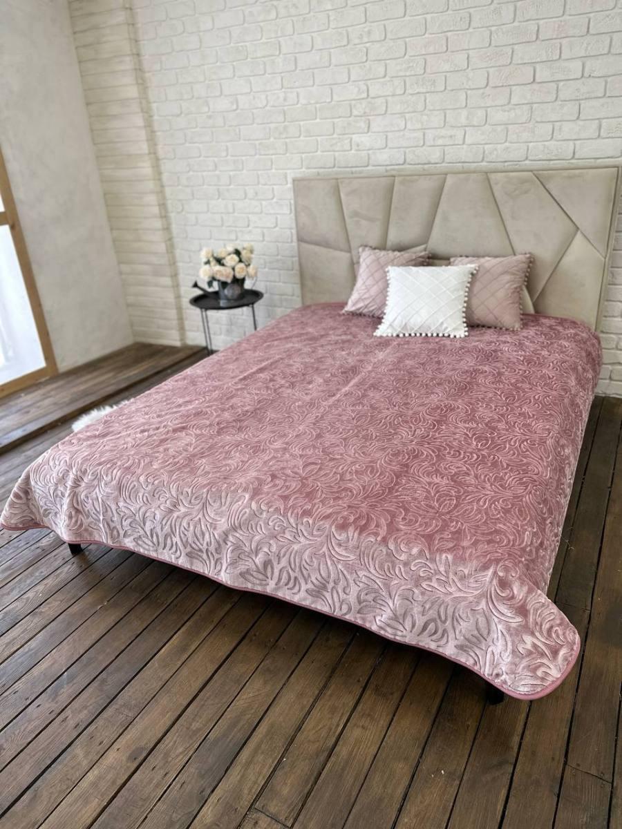 Плед м'який 210х230 см Рожевий (Д-plush-pled-005) - фото 1 Плед м'який 210х230 см Рожевий (Д-plush-pled-005) - фото 1