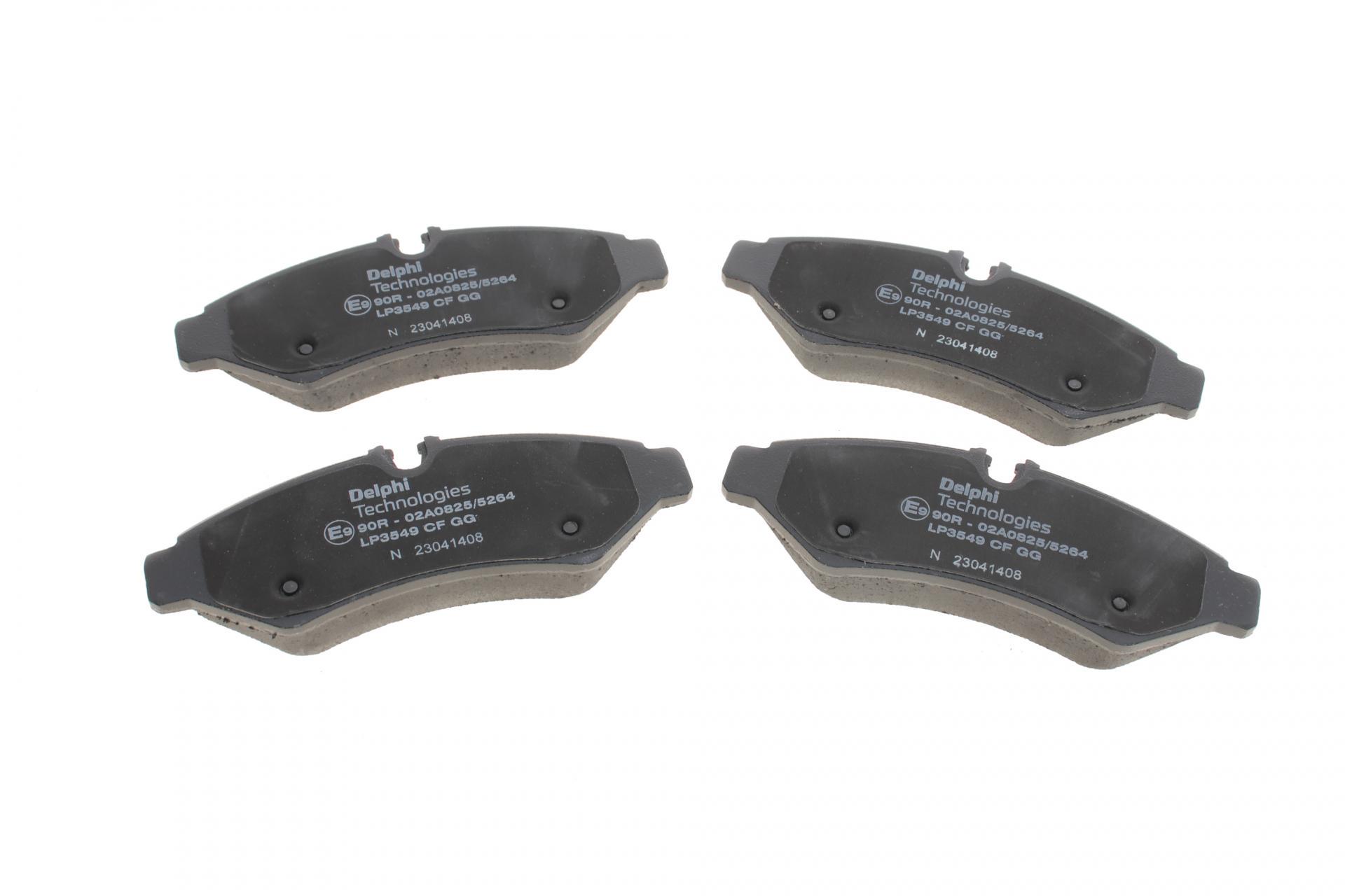 Колодки тормозные задние MB Sprinter 907,910 211-519 CDI 18-Brembo LP3549 DELPHI