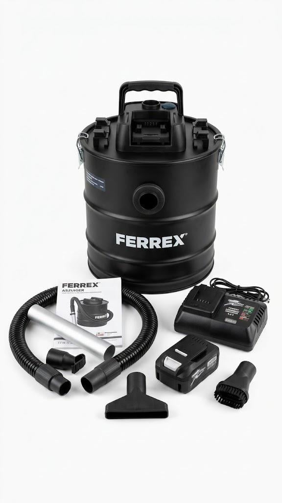 Пилосос акумуляторний для попелу Ferrex бездротовий для камінів і печей (3570)