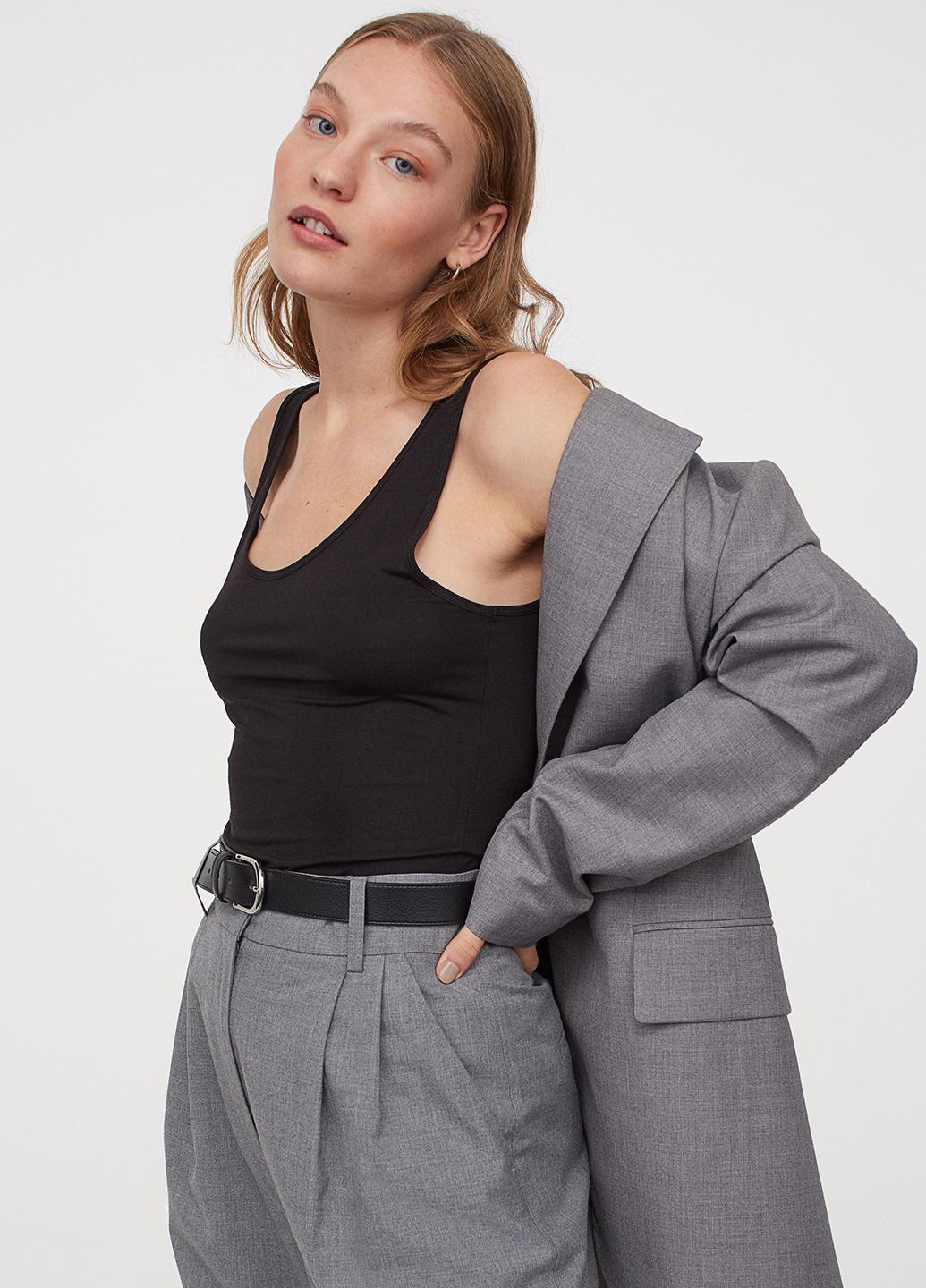 Майка женская H&M M Черный (939107b45)