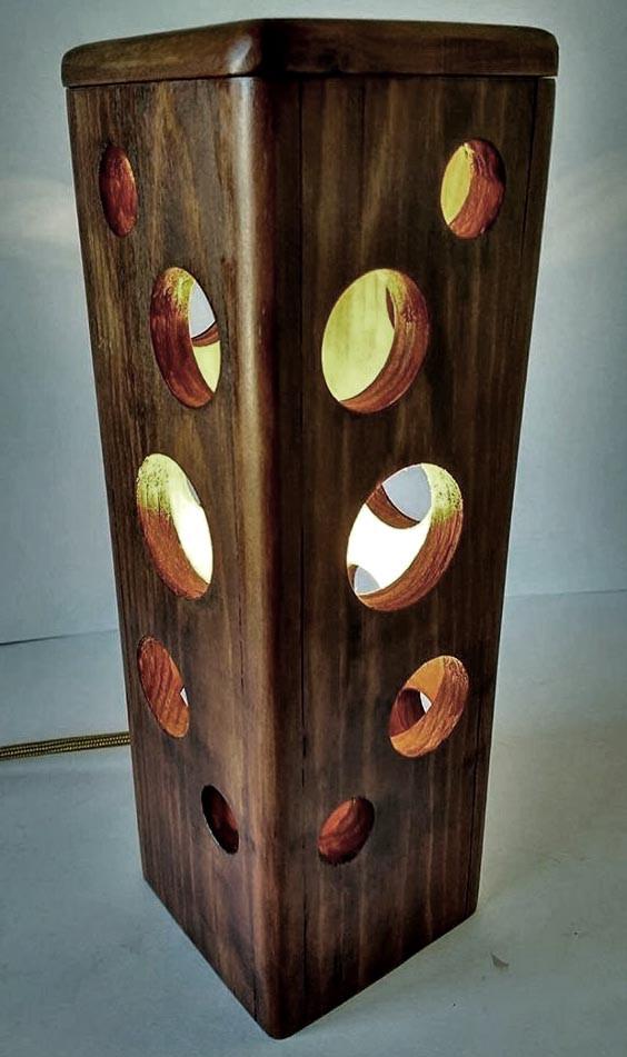 Світильник настінний з дерева Бергман Капучино (БРА-002909)