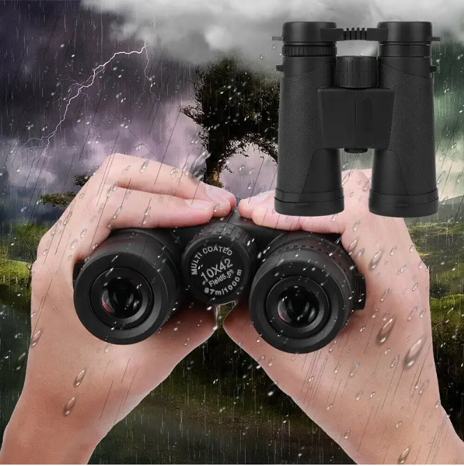 Бинокль туристический оптический Binoculars LD 214 10х42 Черный (3-4-7921) - фото 7