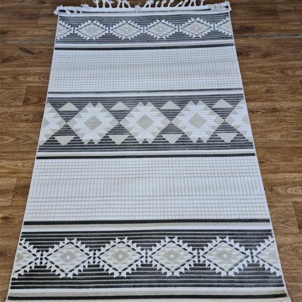 Ковер акриловый Garden 0,6х1 м Кремовый/Серый (048193) - фото 3 Ковер акриловый Garden 0,6х1 м Кремовый/Серый (048193) - фото 3