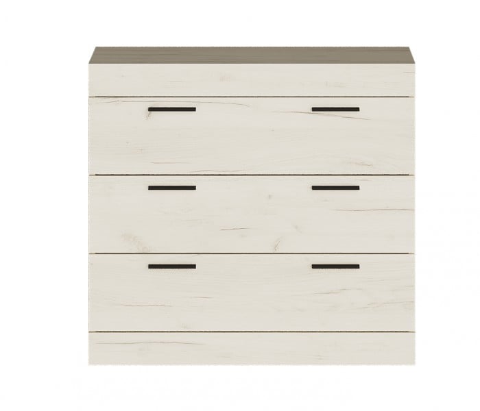 Комод Еверест Соната-1 80х38х75 см Крафт/Белый (15018)