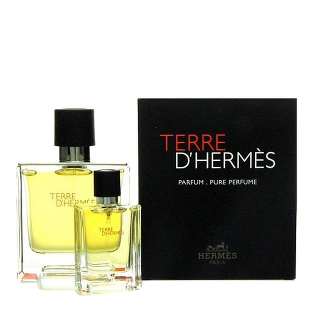 Подарочный набор для мужчин Hermes Terre D'Hermes Pure Parfum 75 мл/мини 12,5 мл (389961)
