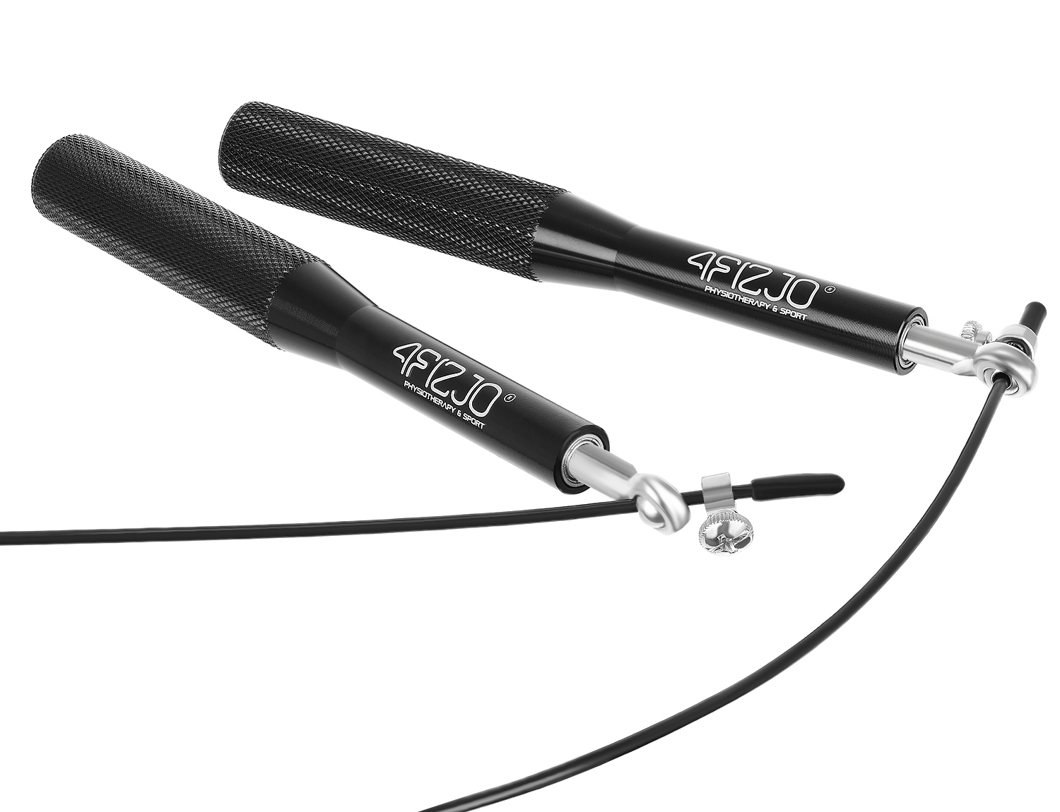 Скакалка 4fizjo Speed Rope Black скоростная для кросфита (4FJ1158) - фото 3